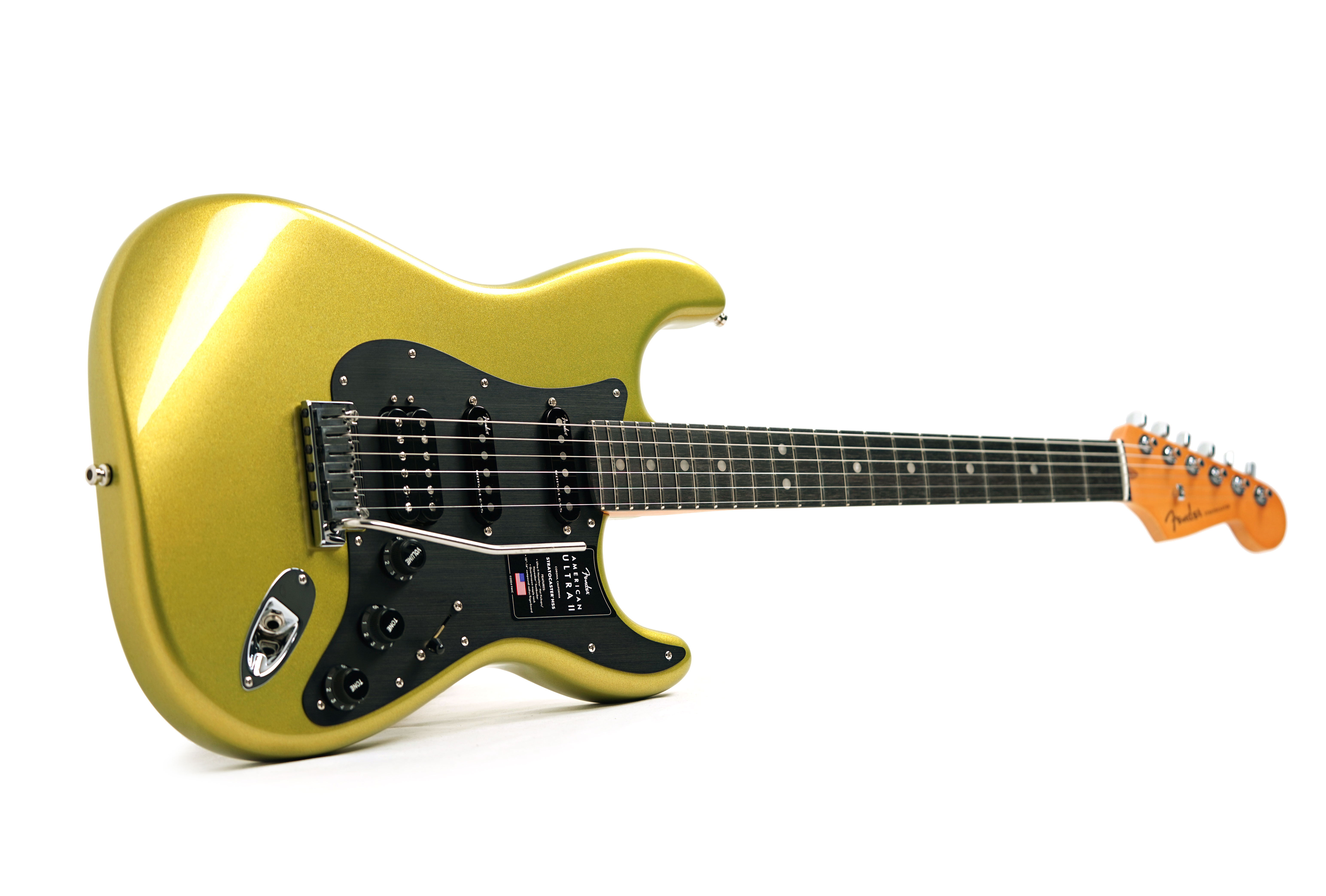 Fender American Ultra II Stratocaster HSS Solar Flare Ebony Fingerboard #US25007255