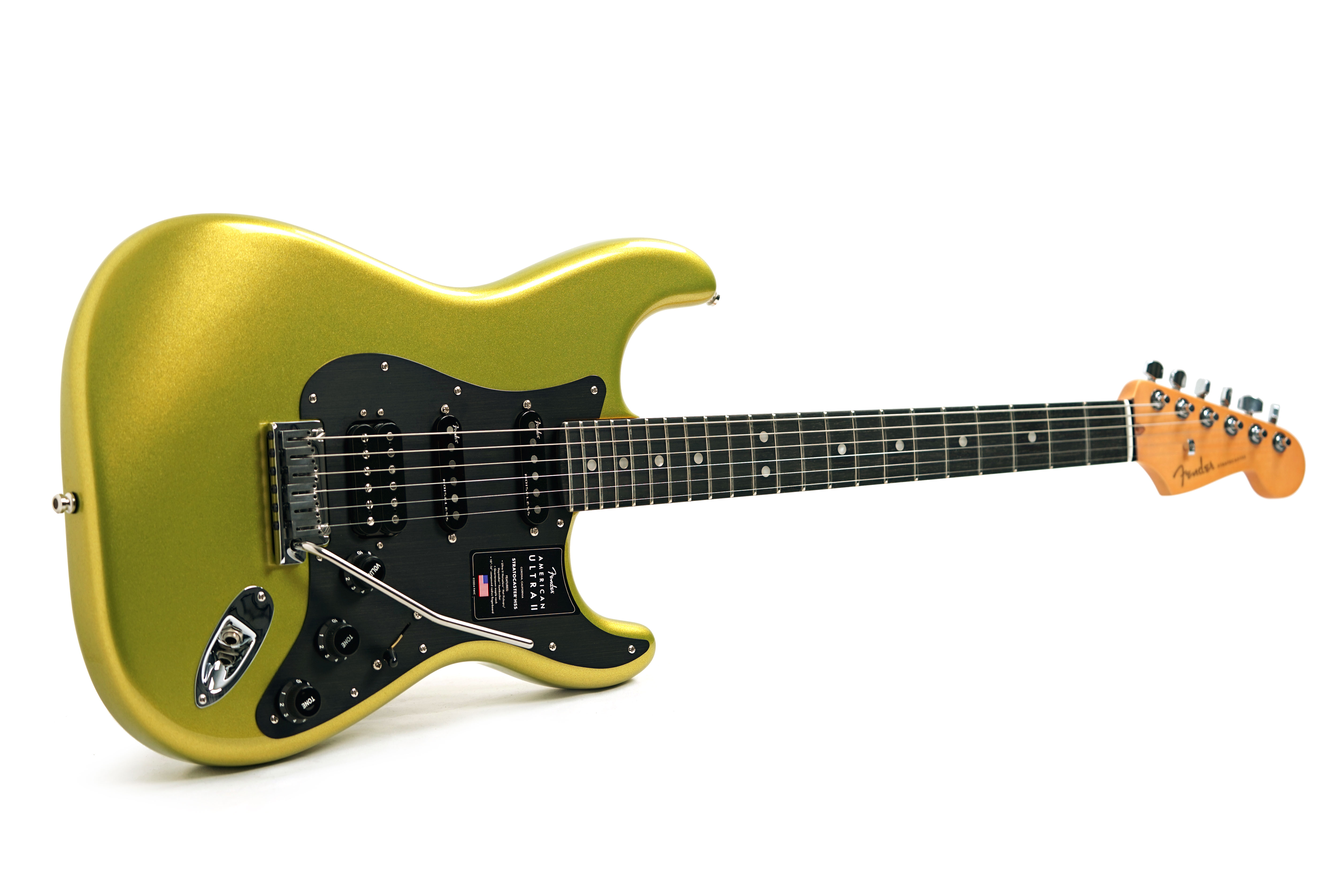 Fender American Ultra II Stratocaster HSS Solar Flare Ebony Fingerboard #US25004020