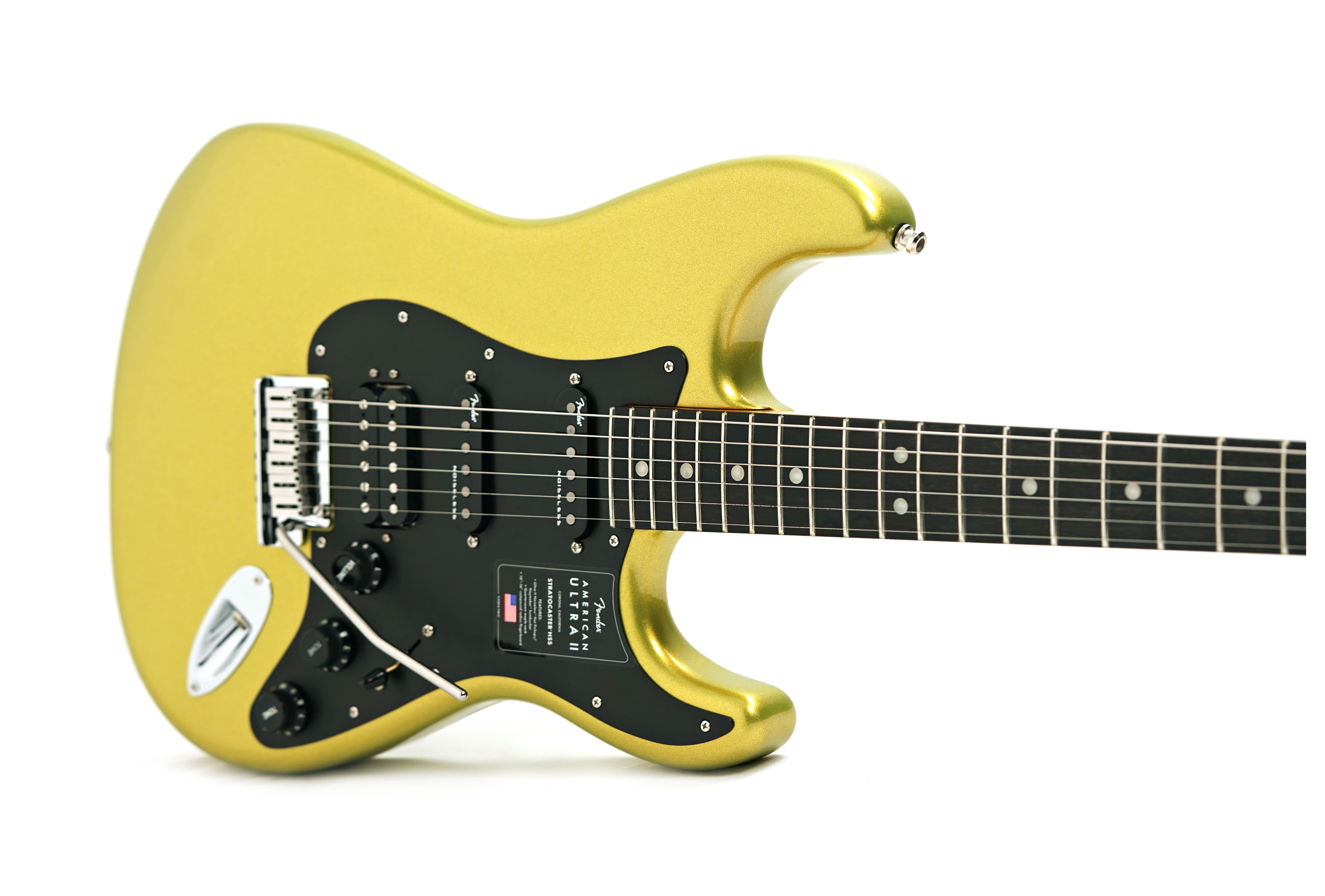 Fender American Ultra II Stratocaster HSS Solar Flare Ebony Fingerboard #US25004020