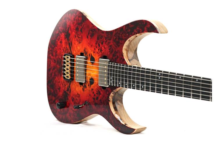 Mayones Duvell Elite 6 Eye Poplar 4A Lava Burst #DF2409867 Mayones Duvell Elite 6 Eye Poplar 4A Lava Burst #DF2409867