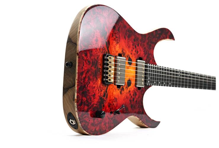 Mayones Duvell Elite 6 Eye Poplar 4A Lava Burst #DF2409867 Mayones Duvell Elite 6 Eye Poplar 4A Lava Burst #DF2409867