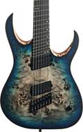 Mayones Duvell Elite VF 7 Eye Poplar 3A Trans Grey Blue Burst #DF2408819