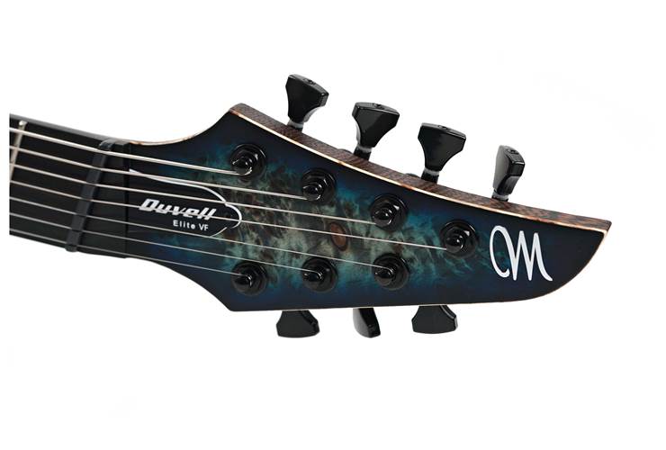Mayones Duvell Elite VF 7 Eye Poplar 3A Trans Grey Blue Burst #DF2408819 Mayones Duvell Elite VF 7 Eye Poplar 3A Trans Grey Blue Burst #DF2408819