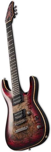 ESP Original Series Horizon Custom Neck Through Burl Maple Reptile Red Burst ESP Original Series Horizon Custom Neck Through Burl Maple Reptile Red Burst