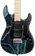 ESP Original Series Snapper-AS/M Driftwood Black with Blue Filler
