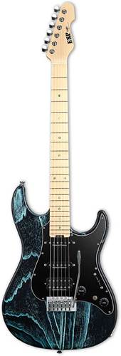 ESP Original Series Snapper-AS/M Driftwood Black with Blue Filler ESP Original Series Snapper-AS/M Driftwood Black with Blue Filler