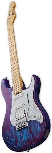 ESP Snapper-AS/M Driftwood Indigo Purple With Blue Filler ESP Snapper-AS/M Driftwood Indigo Purple With Blue Filler