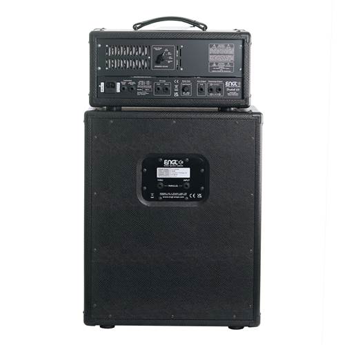 Engl Custom Shop E633 Fireball 25 Valve Amp Head + E112VSB 1x12 Slanted Cabinet - Black Snakeskin with Green Illumination #6332513702 Engl Custom Shop E633 Fireball 25 Valve Amp Head + E112VSB 1x12 Slanted Cabinet - Black Snakeskin with Green Illumination #6332513702