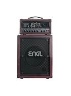 Engl Custom Shop E633 Fireball 25 Valve Amp Head + E112VSB 1x12 Slanted Cabinet - Red Snakeskin with Red Illumination #6332513701