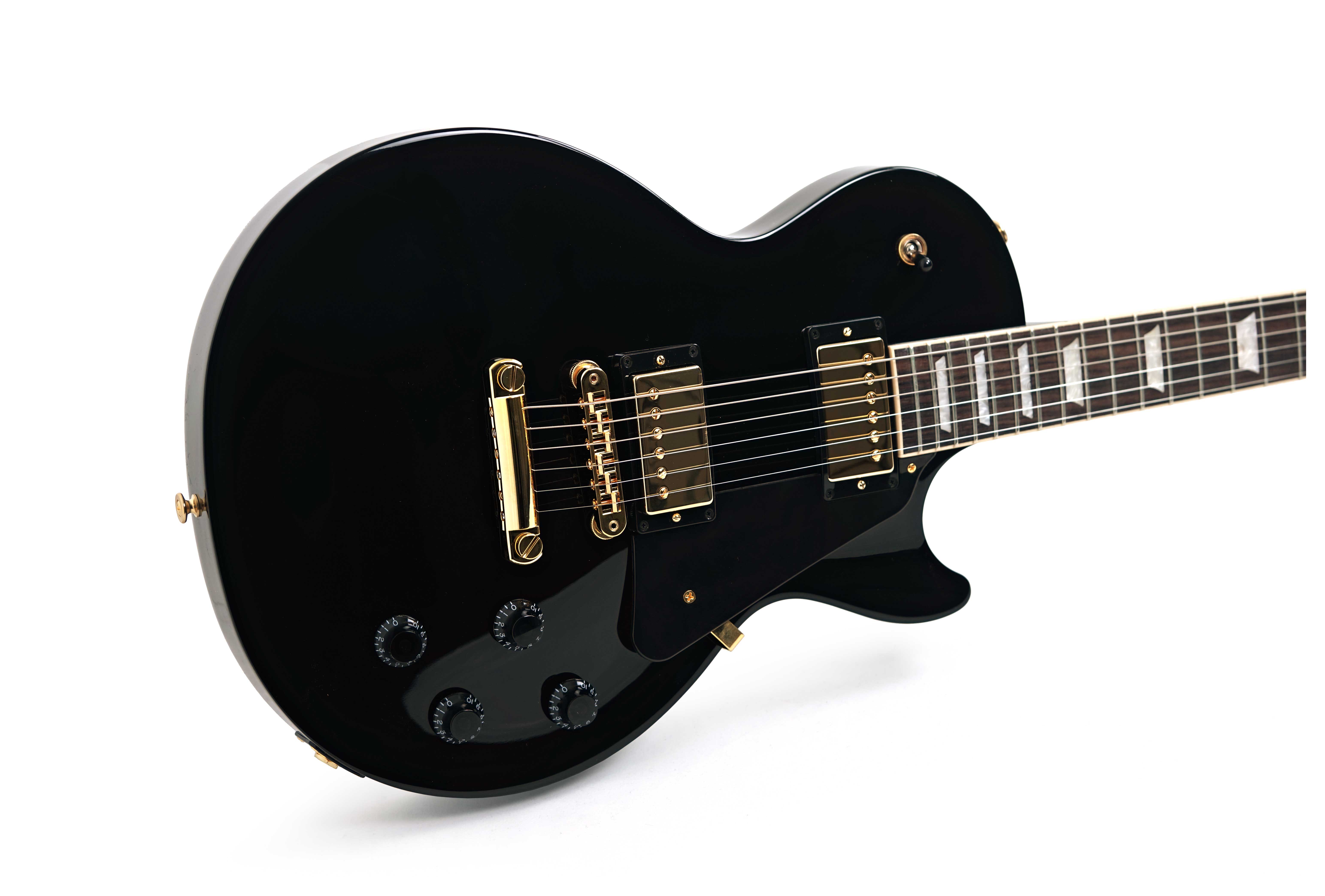 Gibson Les Paul Studio Ebony Gold Hardware #203450190