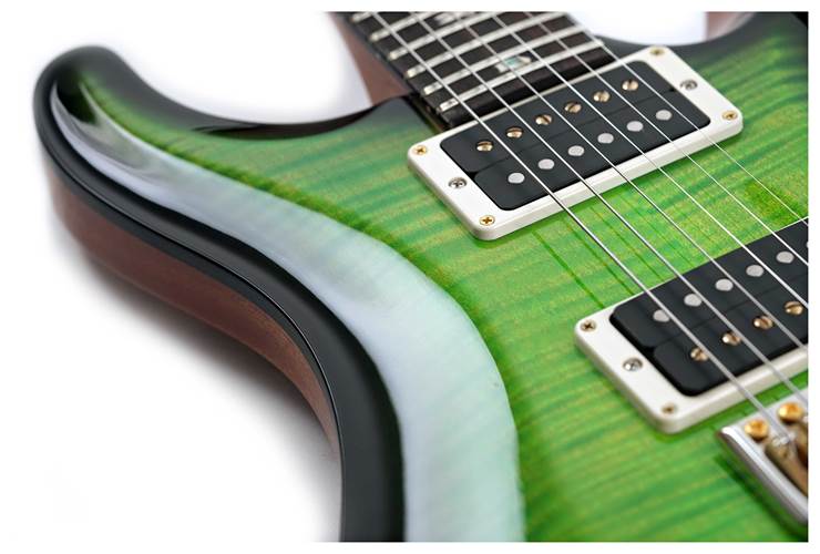 PRS Custom 24 Piezo Eriza Verde Smokeburst #0358751 PRS Custom 24 Piezo Eriza Verde Smokeburst #0358751