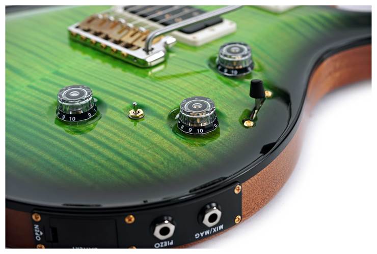 PRS Custom 24 Piezo Eriza Verde Smokeburst #0358751 PRS Custom 24 Piezo Eriza Verde Smokeburst #0358751