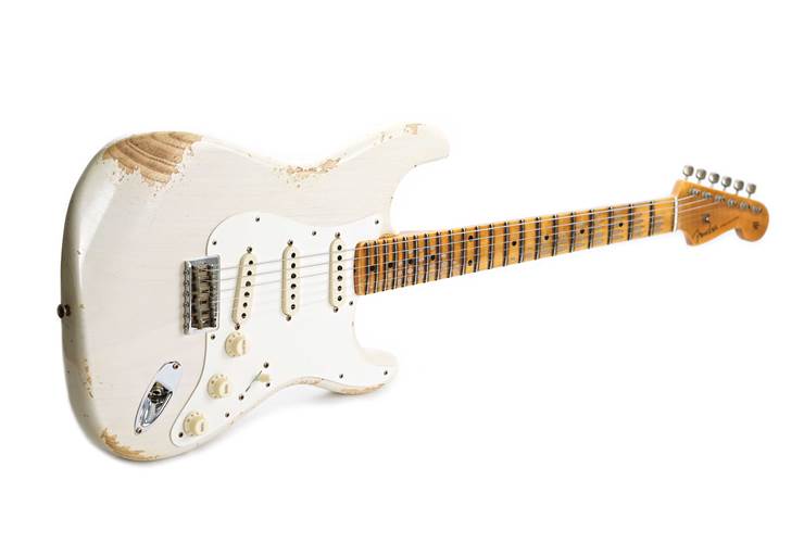 Fender Custom Shop Limited Edition Red Hot Hardtail Stratocaster Heavy Relic Aged White Blonde #CZ579291 Fender Custom Shop Limited Edition Red Hot Hardtail Stratocaster Heavy Relic Aged White Blonde #CZ579291