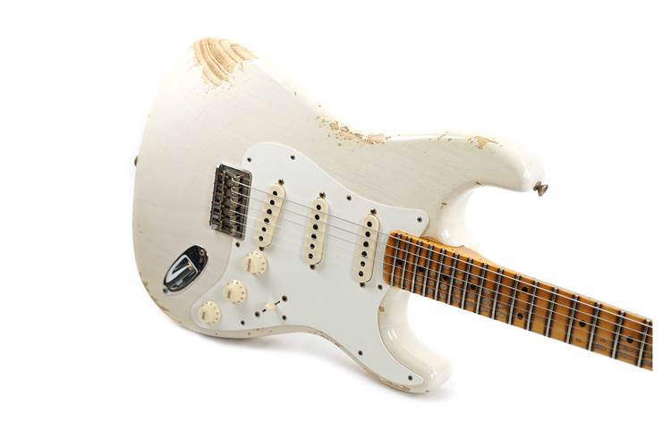 Fender Custom Shop Limited Edition Red Hot Hardtail Stratocaster Heavy Relic Aged White Blonde #CZ579291 Fender Custom Shop Limited Edition Red Hot Hardtail Stratocaster Heavy Relic Aged White Blonde #CZ579291