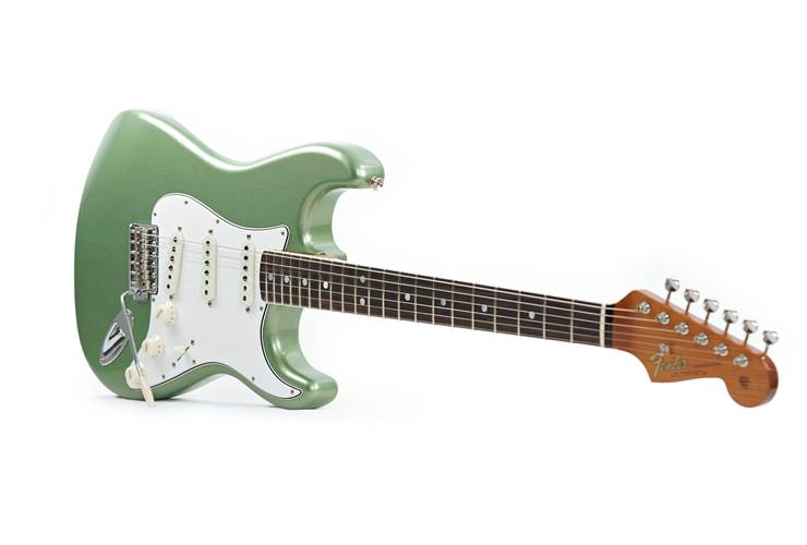 Fender Custom Shop Limited Edition Roasted 1965 Stratocaster Lush Closet Classic Aged Sage Green Metallic #CZ579161 Fender Custom Shop Limited Edition Roasted 1965 Stratocaster Lush Closet Classic Aged Sage Green Metallic #CZ579161