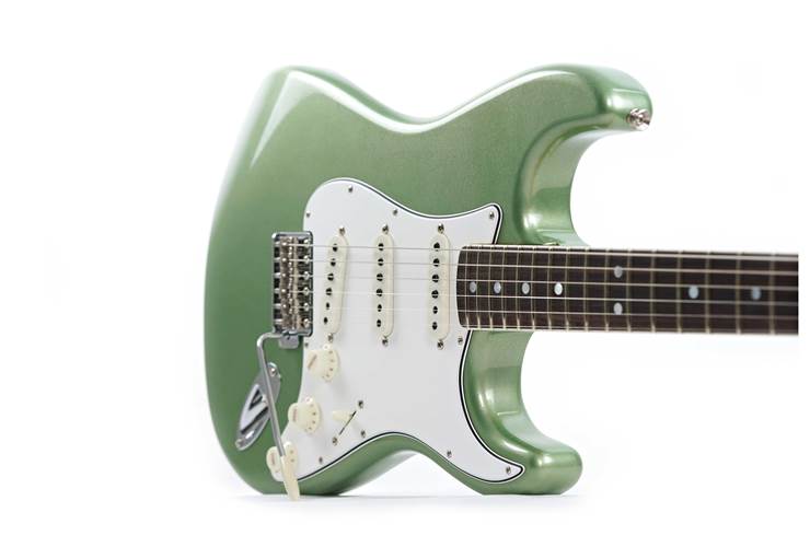 Fender Custom Shop Limited Edition Roasted 1965 Stratocaster Lush Closet Classic Aged Sage Green Metallic #CZ579161 Fender Custom Shop Limited Edition Roasted 1965 Stratocaster Lush Closet Classic Aged Sage Green Metallic #CZ579161