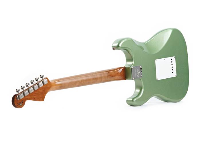 Fender Custom Shop Limited Edition Roasted 1965 Stratocaster Lush Closet Classic Aged Sage Green Metallic #CZ579161 Fender Custom Shop Limited Edition Roasted 1965 Stratocaster Lush Closet Classic Aged Sage Green Metallic #CZ579161