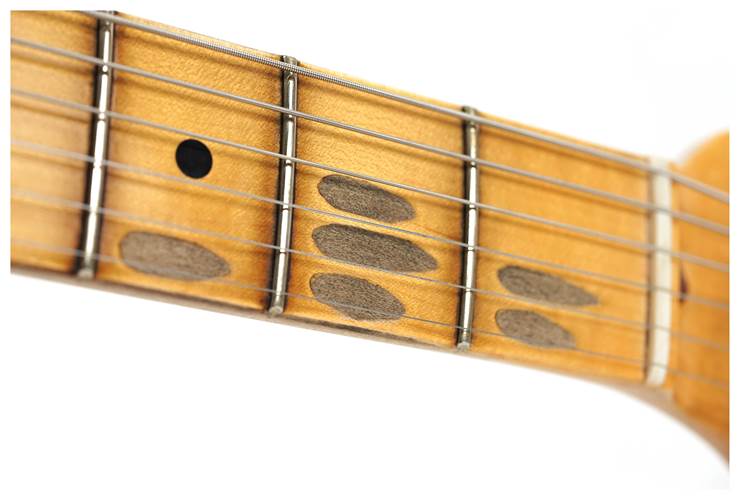 Fender Custom Shop Limited Edition 1956 Stratocaster Journeyman Relic Aged Black #CZ580889 Fender Custom Shop Limited Edition 1956 Stratocaster Journeyman Relic Aged Black #CZ580889