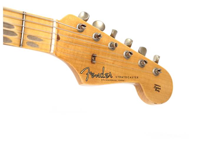 Fender Custom Shop Limited Edition 1956 Stratocaster Journeyman Relic Aged Black #CZ580889 Fender Custom Shop Limited Edition 1956 Stratocaster Journeyman Relic Aged Black #CZ580889