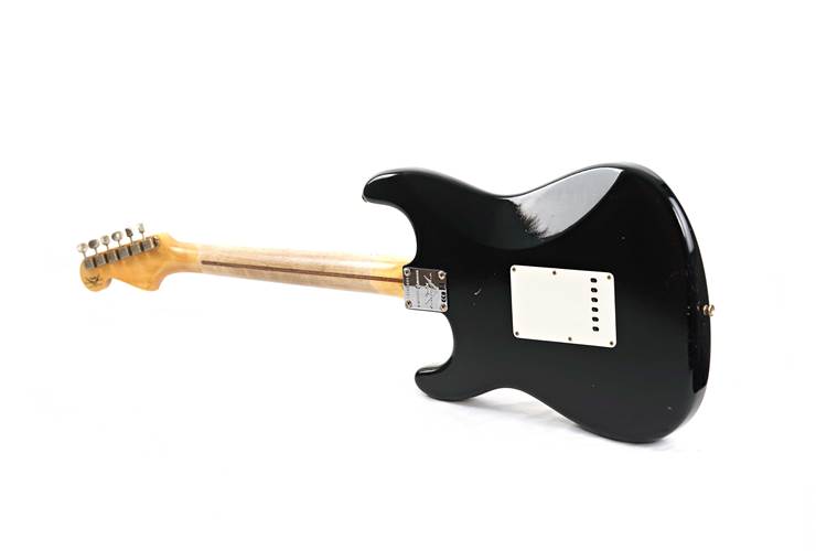 Fender Custom Shop Limited Edition 1956 Stratocaster Journeyman Relic Aged Black #CZ580889 Fender Custom Shop Limited Edition 1956 Stratocaster Journeyman Relic Aged Black #CZ580889