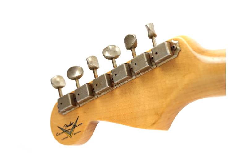 Fender Custom Shop Limited Edition 1956 Stratocaster Journeyman Relic Aged Black #CZ580889 Fender Custom Shop Limited Edition 1956 Stratocaster Journeyman Relic Aged Black #CZ580889