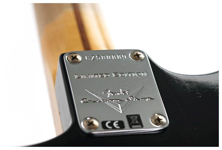 Fender Custom Shop Limited Edition 1956 Stratocaster Journeyman Relic Aged Black #CZ580889 Fender Custom Shop Limited Edition 1956 Stratocaster Journeyman Relic Aged Black #CZ580889