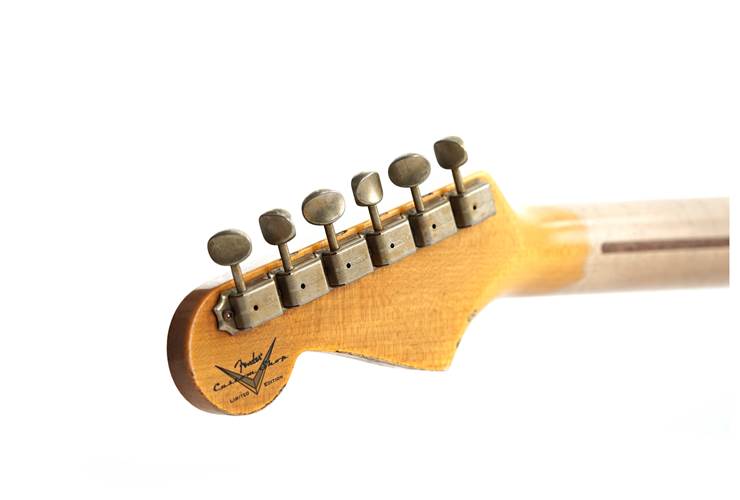 Fender Custom Shop Limited Edition 1954 Stratocaster Heavy Relic Super Faded Aged Sonic Blue Over 2-Tone Sunburst #LXX0731 Fender Custom Shop Limited Edition 1954 Stratocaster Heavy Relic Super Faded Aged Sonic Blue Over 2-Tone Sunburst #LXX0731