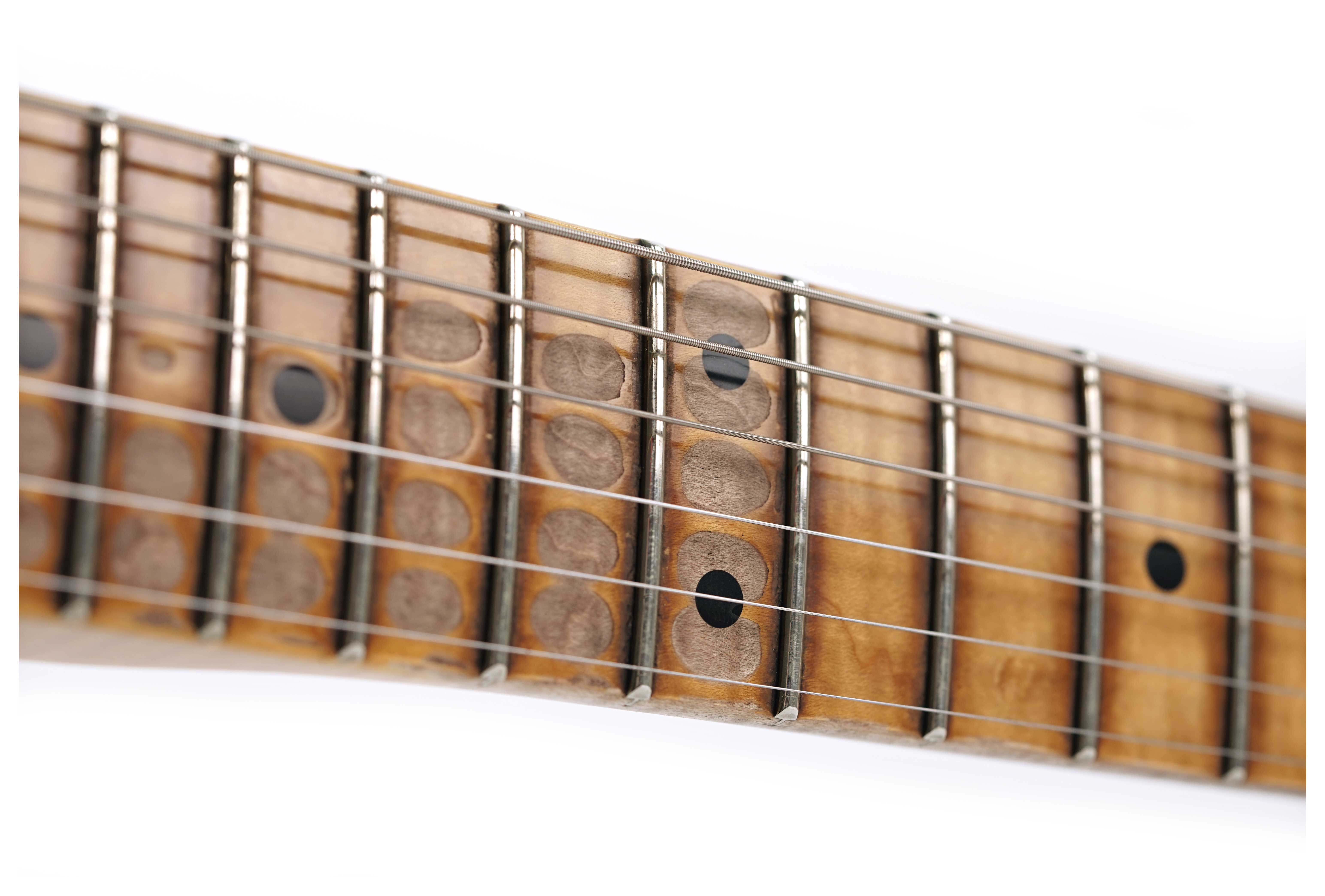 Fender Custom Shop Limited Edition Mischief Maker Stratocaster Heavy Relic Aged Surf Green Over Pink Paisley #CZ581057