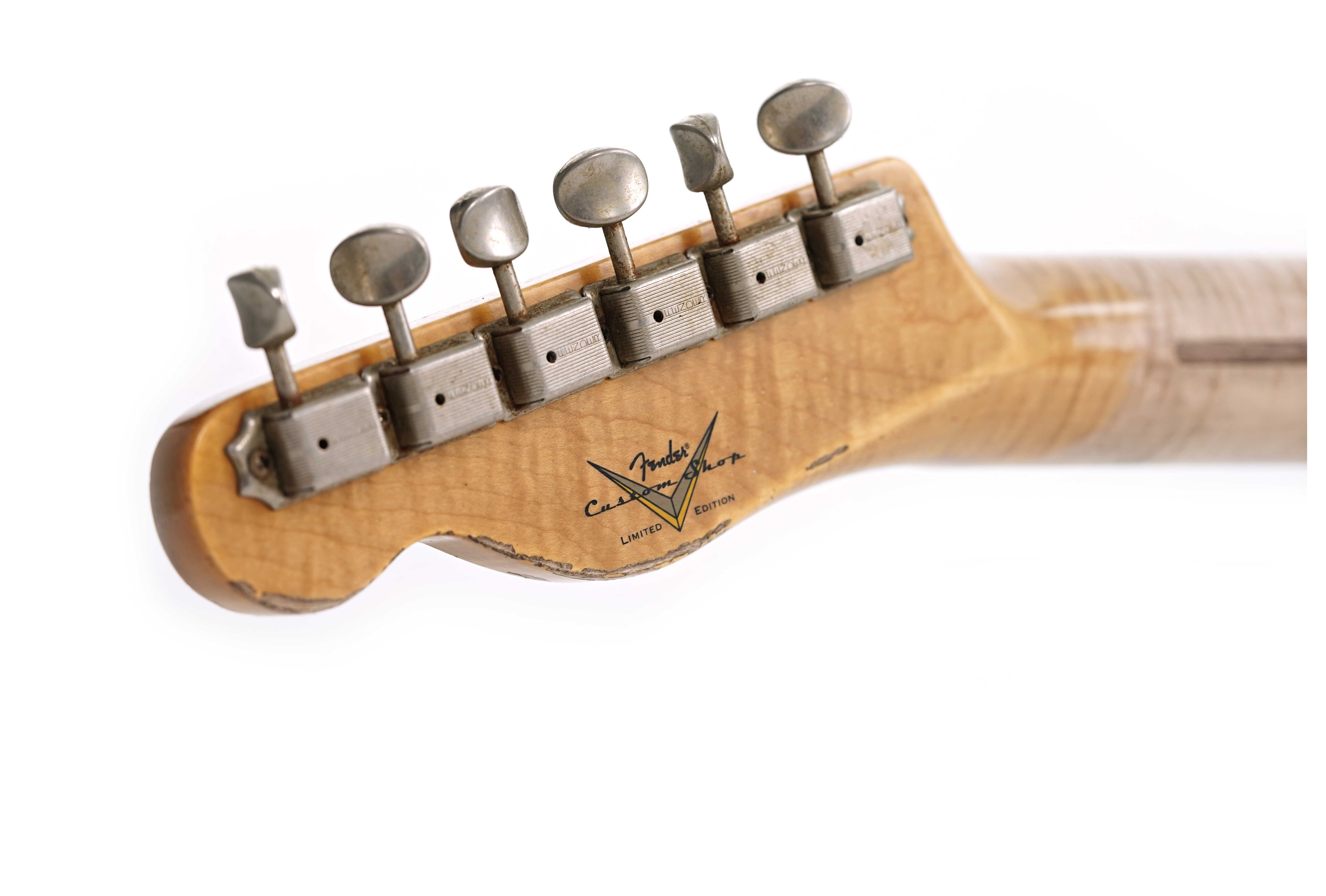 Fender Custom Shop Limited Edition Mischief Maker Stratocaster Heavy Relic Aged Surf Green Over Pink Paisley #CZ581057