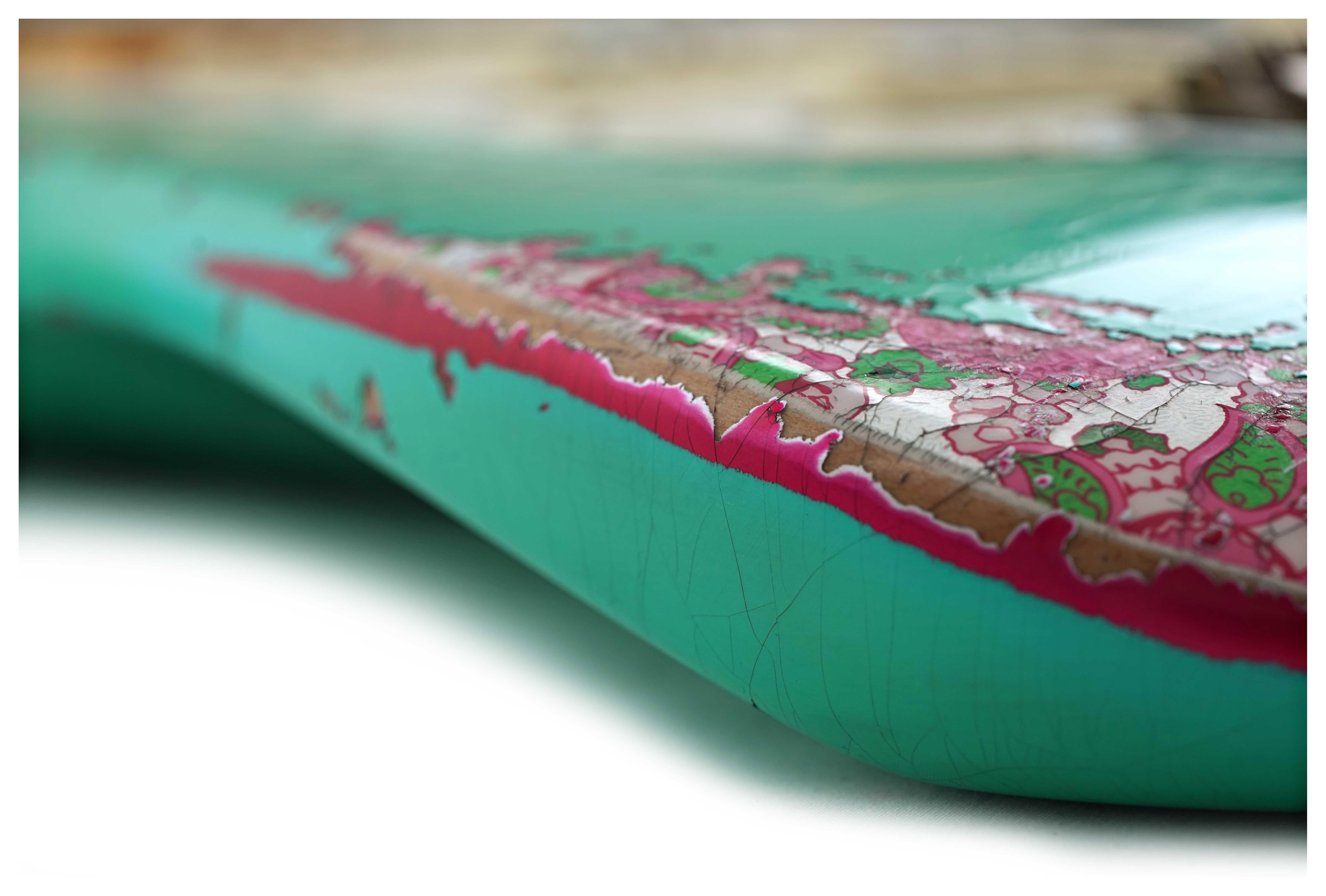 Fender Custom Shop Limited Edition Mischief Maker Stratocaster Heavy Relic Aged Surf Green Over Pink Paisley #CZ581057