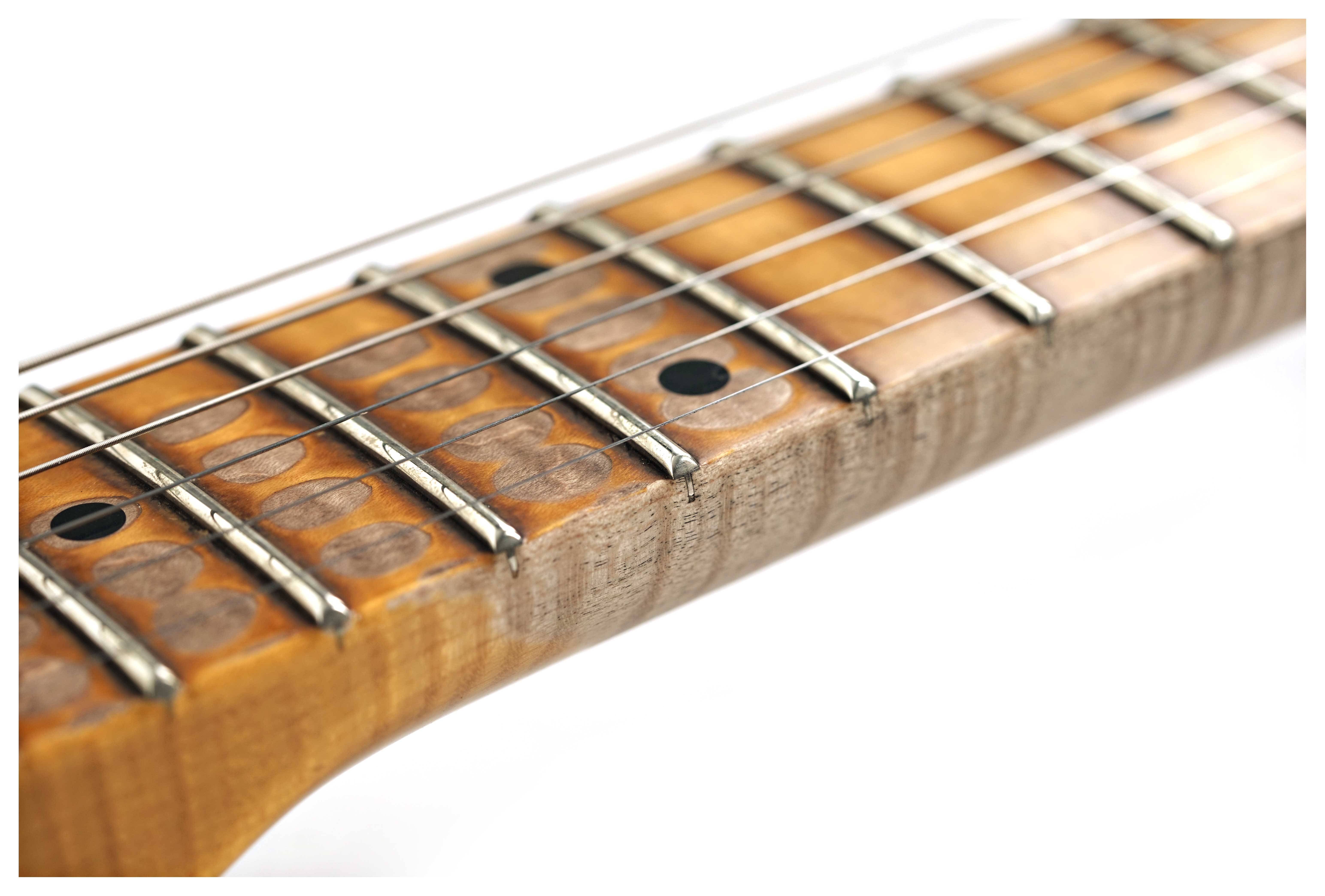 Fender Custom Shop Limited Edition Mischief Maker Stratocaster Heavy Relic Aged Surf Green Over Pink Paisley #CZ581057