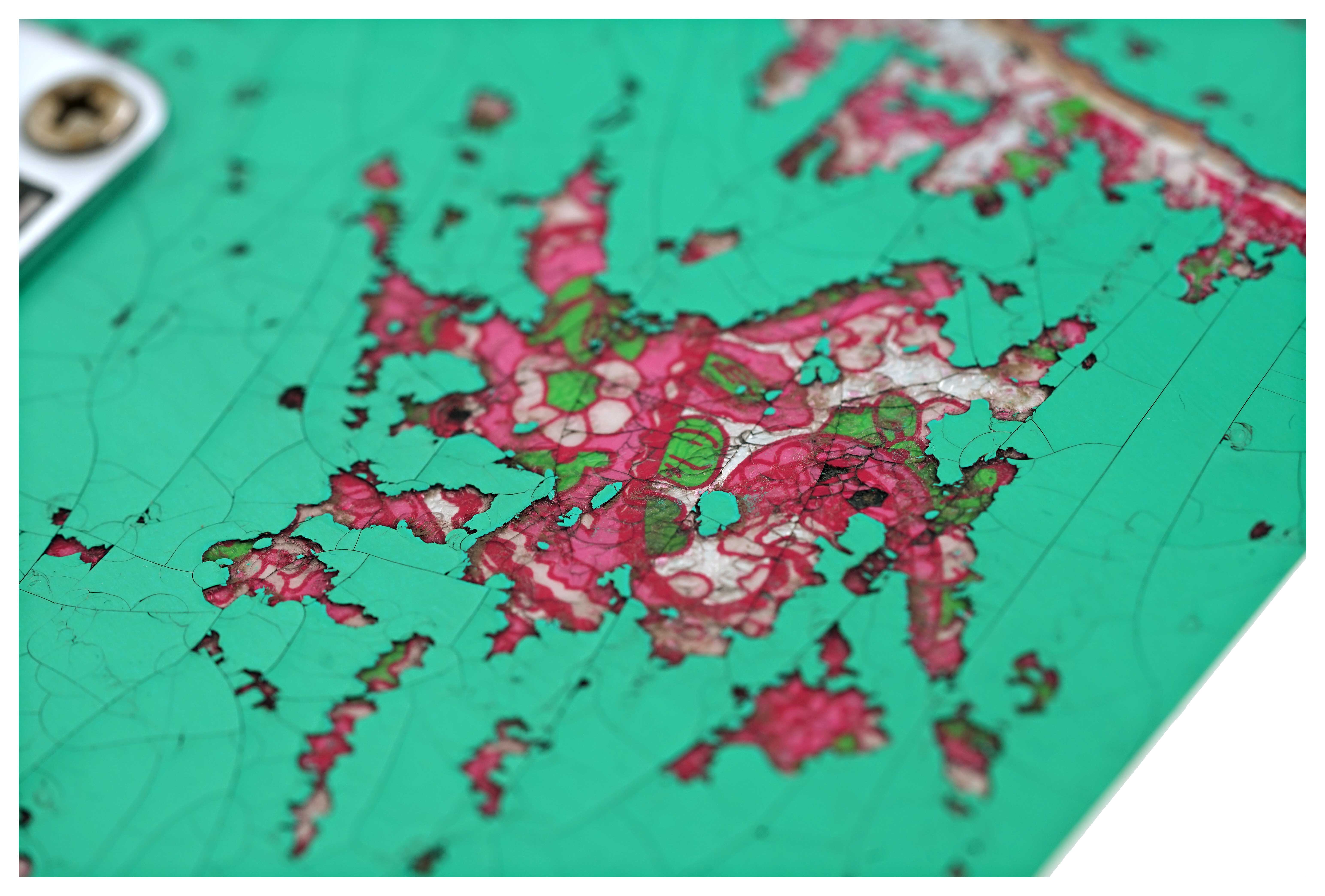 Fender Custom Shop Limited Edition Mischief Maker Stratocaster Heavy Relic Aged Surf Green Over Pink Paisley #CZ581057