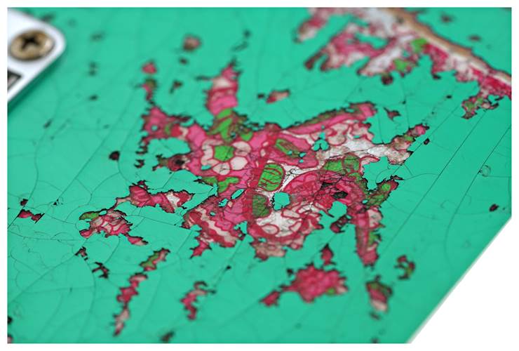 Fender Custom Shop Limited Edition Mischief Maker Stratocaster Heavy Relic Aged Surf Green Over Pink Paisley #CZ581057 Fender Custom Shop Limited Edition Mischief Maker Stratocaster Heavy Relic Aged Surf Green Over Pink Paisley #CZ581057
