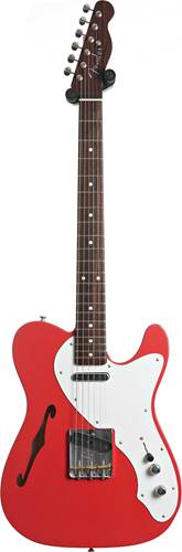 Fender Custom Shop Limited Edition 1950s Telecaster Thinline Roadworn Journeyman Relic with Closet Classic Hardware Aged Fiesta Red #R136958 Fender Custom Shop Limited Edition 1950s Telecaster Thinline Roadworn Journeyman Relic with Closet Classic Hardware Aged Fiesta Red #R136958