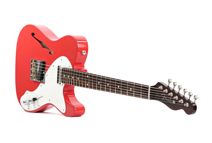 Fender Custom Shop Limited Edition 1950s Telecaster Thinline Roadworn Journeyman Relic with Closet Classic Hardware Aged Fiesta Red #R136958 Fender Custom Shop Limited Edition 1950s Telecaster Thinline Roadworn Journeyman Relic with Closet Classic Hardware Aged Fiesta Red #R136958