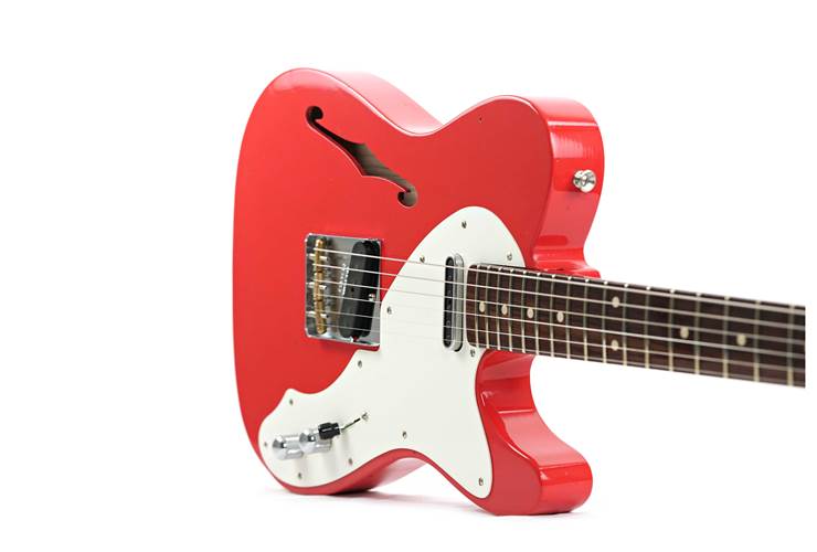 Fender Custom Shop Limited Edition 1950s Telecaster Thinline Roadworn Journeyman Relic with Closet Classic Hardware Aged Fiesta Red #R136958 Fender Custom Shop Limited Edition 1950s Telecaster Thinline Roadworn Journeyman Relic with Closet Classic Hardware Aged Fiesta Red #R136958