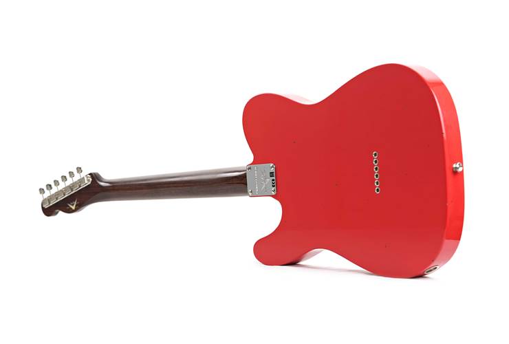 Fender Custom Shop Limited Edition 1950s Telecaster Thinline Roadworn Journeyman Relic with Closet Classic Hardware Aged Fiesta Red #R136958 Fender Custom Shop Limited Edition 1950s Telecaster Thinline Roadworn Journeyman Relic with Closet Classic Hardware Aged Fiesta Red #R136958