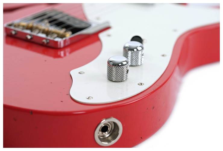 Fender Custom Shop Limited Edition 1950s Telecaster Thinline Roadworn Journeyman Relic with Closet Classic Hardware Aged Fiesta Red #R136958 Fender Custom Shop Limited Edition 1950s Telecaster Thinline Roadworn Journeyman Relic with Closet Classic Hardware Aged Fiesta Red #R136958