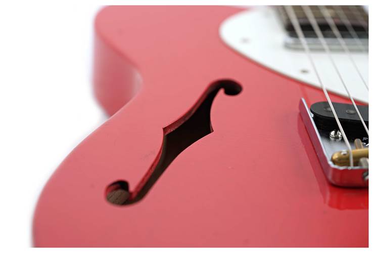 Fender Custom Shop Limited Edition 1950s Telecaster Thinline Roadworn Journeyman Relic with Closet Classic Hardware Aged Fiesta Red #R136958 Fender Custom Shop Limited Edition 1950s Telecaster Thinline Roadworn Journeyman Relic with Closet Classic Hardware Aged Fiesta Red #R136958