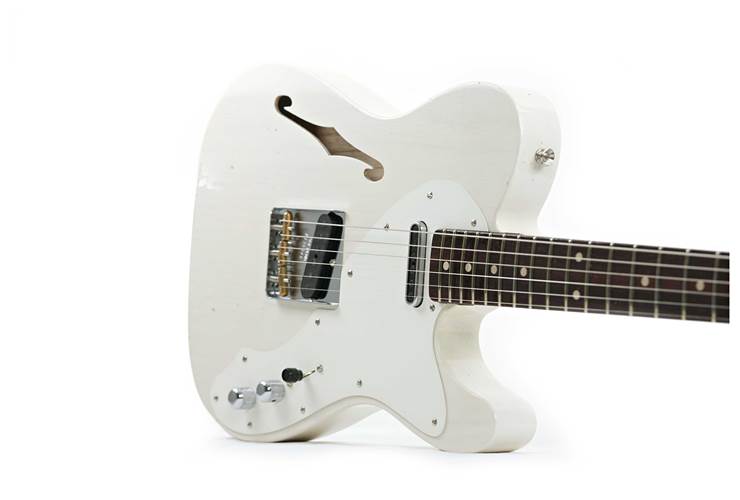 Fender Custom Shop Limited Edition 1950s Telecaster Thinline Roadworn Journeyman Relic with Closet Classic Hardware Aged White Blonde #R136846 Fender Custom Shop Limited Edition 1950s Telecaster Thinline Roadworn Journeyman Relic with Closet Classic Hardware Aged White Blonde #R136846