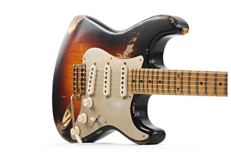 Fender Custom Shop 1950s Stratocaster Heavy Relic Wide Fade 2-Tone Sunburst Masterbuilt by Dave Brown #DB0199 Fender Custom Shop 1950s Stratocaster Heavy Relic Wide Fade 2-Tone Sunburst Masterbuilt by Dave Brown #DB0199