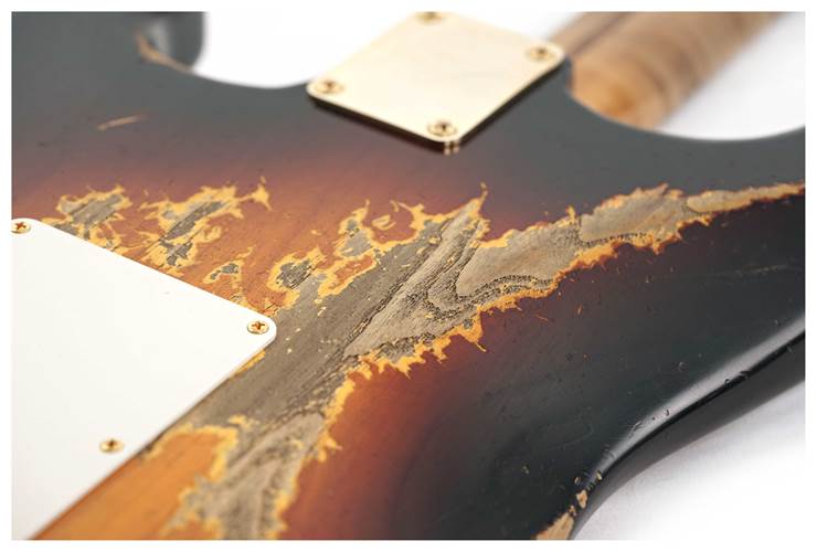 Fender Custom Shop 1950s Stratocaster Heavy Relic Wide Fade 2-Tone Sunburst Masterbuilt by Dave Brown #DB0199 Fender Custom Shop 1950s Stratocaster Heavy Relic Wide Fade 2-Tone Sunburst Masterbuilt by Dave Brown #DB0199