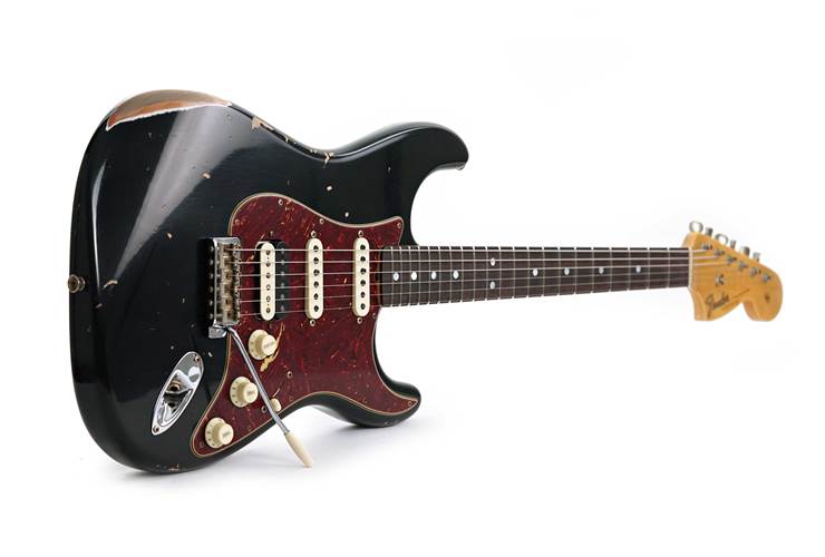 Fender Custom Shop Limited Edition 1967 HSS Stratocaster Relic Aged Black #CZ583272 Fender Custom Shop Limited Edition 1967 HSS Stratocaster Relic Aged Black #CZ583272