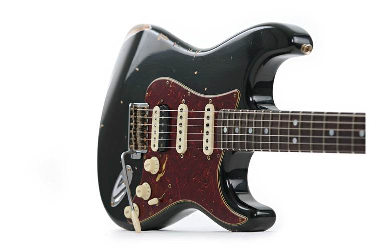Fender Custom Shop Limited Edition 1967 HSS Stratocaster Relic Aged Black #CZ583272 Fender Custom Shop Limited Edition 1967 HSS Stratocaster Relic Aged Black #CZ583272