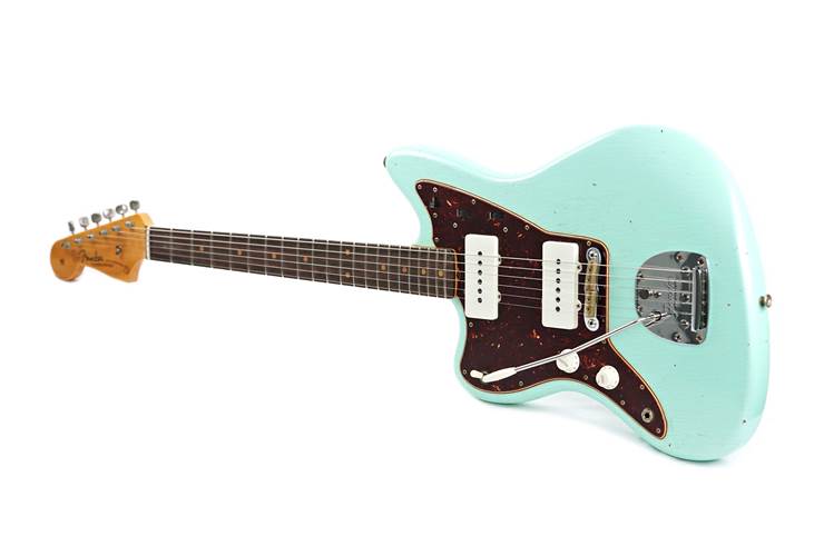 Fender Custom Shop 1962 Jazzmaster Journeyman Relic Super Faded Prussian Blue Left Handed #CZ568966 Fender Custom Shop 1962 Jazzmaster Journeyman Relic Super Faded Prussian Blue Left Handed #CZ568966