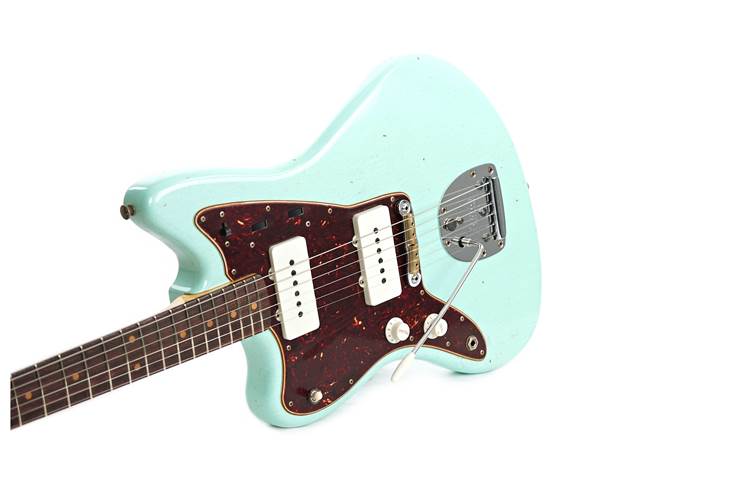 Fender Custom Shop 1962 Jazzmaster Journeyman Relic Super Faded Prussian Blue Left Handed #CZ568966 Fender Custom Shop 1962 Jazzmaster Journeyman Relic Super Faded Prussian Blue Left Handed #CZ568966