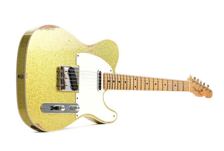Fender Custom Shop Limited Edition Tomatillo Telecaster Relic Aged Chartreuse Sparkle #R138541 Fender Custom Shop Limited Edition Tomatillo Telecaster Relic Aged Chartreuse Sparkle #R138541