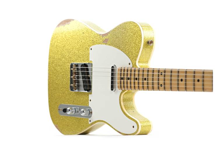 Fender Custom Shop Limited Edition Tomatillo Telecaster Relic Aged Chartreuse Sparkle #R138541 Fender Custom Shop Limited Edition Tomatillo Telecaster Relic Aged Chartreuse Sparkle #R138541