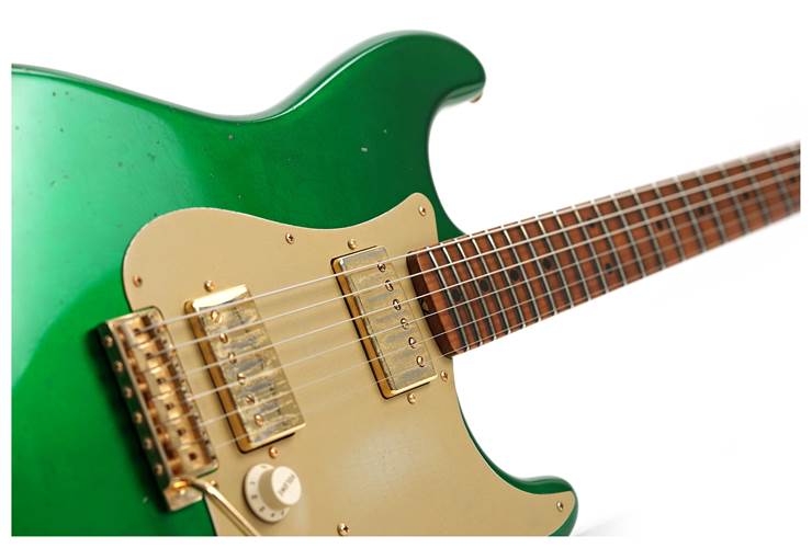 Fender Custom Shop 1955 Stratocaster Journeyman Lime Green HH with Gold Hardware #CZ554831 Fender Custom Shop 1955 Stratocaster Journeyman Lime Green HH with Gold Hardware #CZ554831