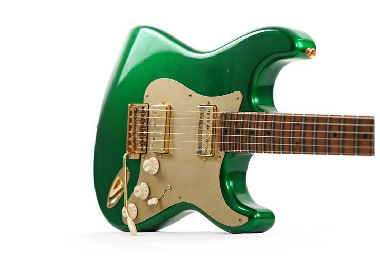 Fender Custom Shop 1955 Stratocaster Journeyman Lime Green HH with Gold Hardware #CZ554831 Fender Custom Shop 1955 Stratocaster Journeyman Lime Green HH with Gold Hardware #CZ554831
